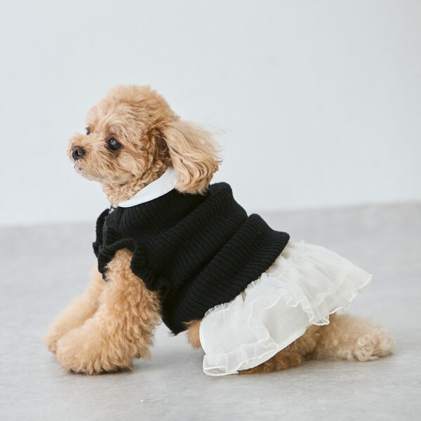 MISTREASS Poodle Fur Ribbon Shortblouson