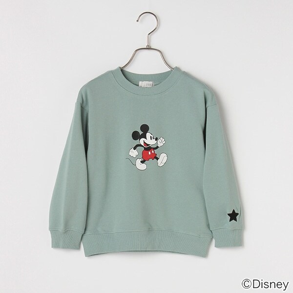 公式 Disney ミッキーマウスの後ろ姿 メンズ トレーナー 見つけた人ラッキー Starliv In