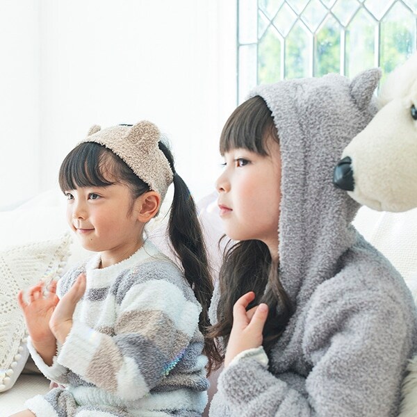 fuwamokoマルチボーダーセーター
