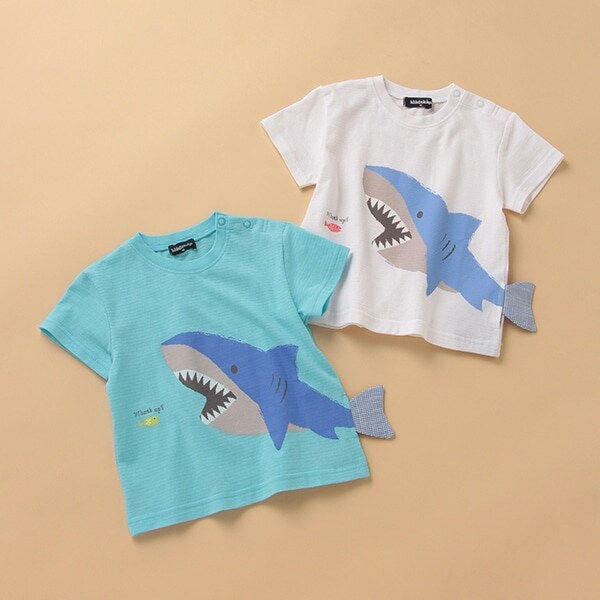 サメ半袖Tシャツ