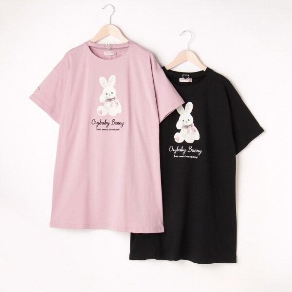 国内外の人気！ 新品未開封 メゾピアノ mezzo piano レースうさぎTシャツ 130