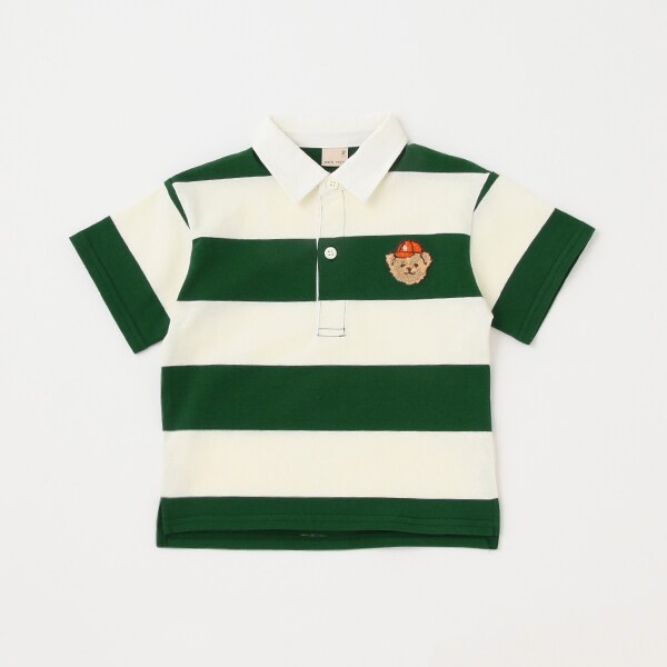 太ボーダーラガー半袖Tシャツ