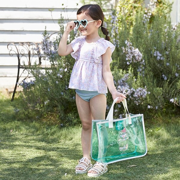 Narumiya Online ナルミヤ オンラインの公式通販サイトキラキラプールバッグ Swim F ラベンダー キッズ