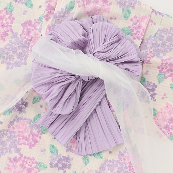 紫陽花柄浴衣