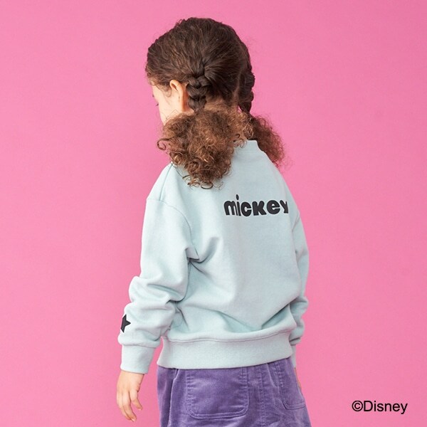 Narumiya Online ナルミヤ オンラインの公式通販サイト Disney 裏毛 ミッキーマウスデザイン 袖starトレーナー 90 エメラルド グリーン キッズ Narumiya Online ナルミヤ オンラインの公式通販サイト Disney 裏毛 ミッキーマウスデザイン 袖starトレーナー 90 エメラルド グリーン キッズ