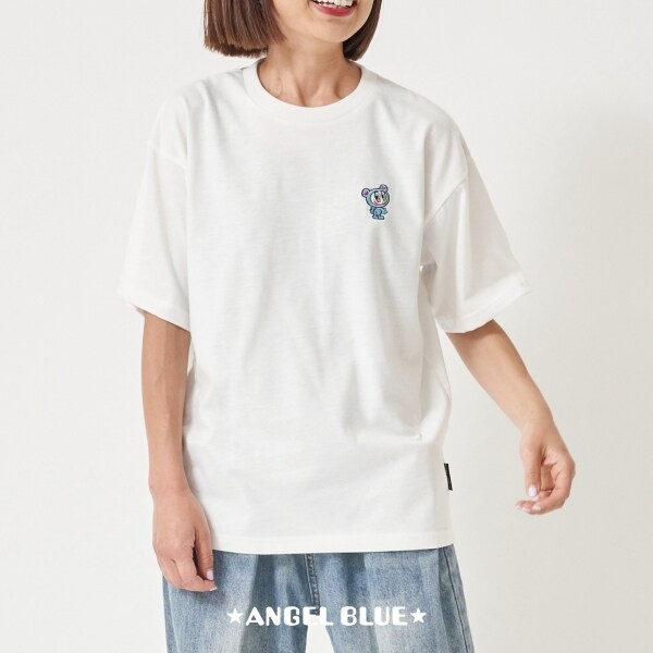 ANGEL BLUE】【キッズ・ジュニア】ナカムラくん刺しゅうビッグT