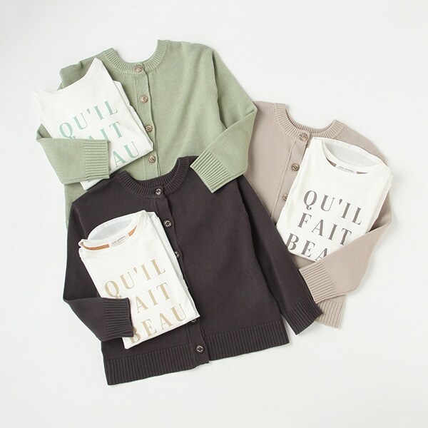 マルチウェイカーデ＋長袖Tシャツセット