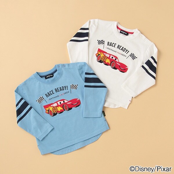 Narumiya Online ナルミヤ オンラインの公式通販サイト Disney Pixar カーズデザイン長袖tシャツ 80cm ライト ブルー キッズ
