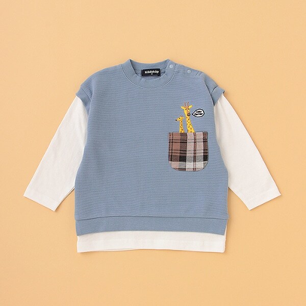 ♪キリンさん 悲しん Tシャツ95センチ♪
