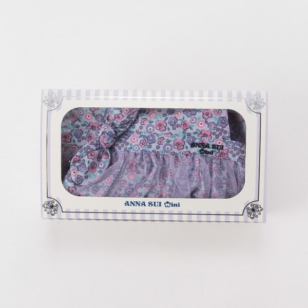 Narumiya Online ナルミヤ オンラインの公式通販サイトオリジナルギフトボックスつき小花柄エプロン ヘアバンドセット 70 90 ラベンダー 新生児