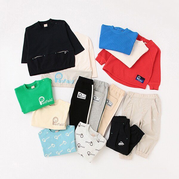 Penfield】ナイロン切替長袖T(80cm ECRU(キナリ)): キッズ - ナルミヤ 