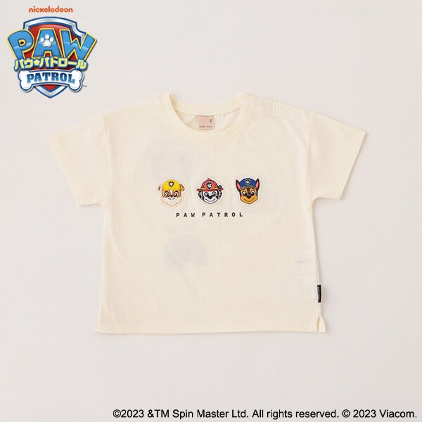 【パウ・パトロール】刺しゅうアップリTシャツ