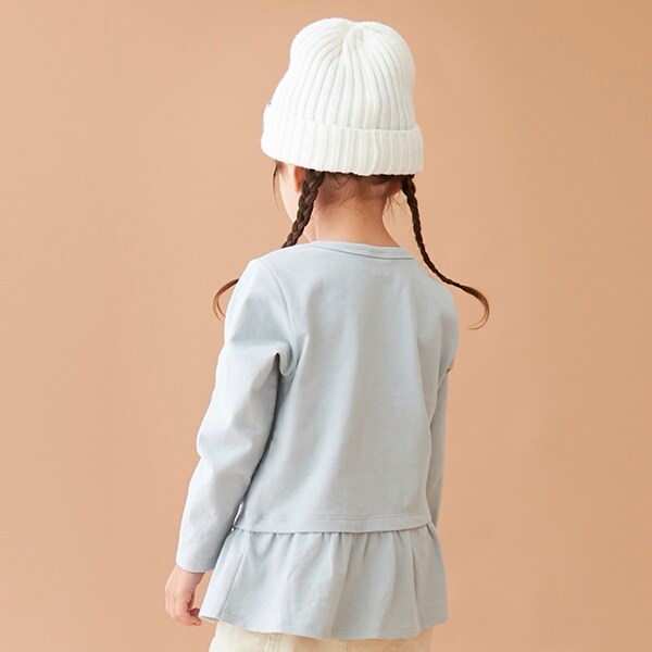 NARUMIYA ONLINE|ナルミヤ オンラインの公式通販サイト【GOODPRICE】ペプラム長袖T(80cm エメラルド グリーン): キッズ NARUMIYA ONLINE|ナルミヤ オンラインの公式通販サイト【GOODPRICE】ペプラム長袖T(80cm エメラルド グリーン): キッズ