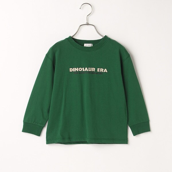 DINASAURバックプリント長袖Tシャツ
