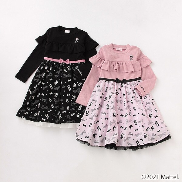 Narumiya Online ナルミヤ オンラインの公式通販サイト Barbie ドッキングワンピース 110cm ピンク キッズ