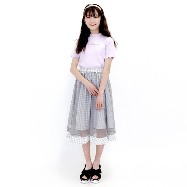 テレコチビハイネックTシャツ