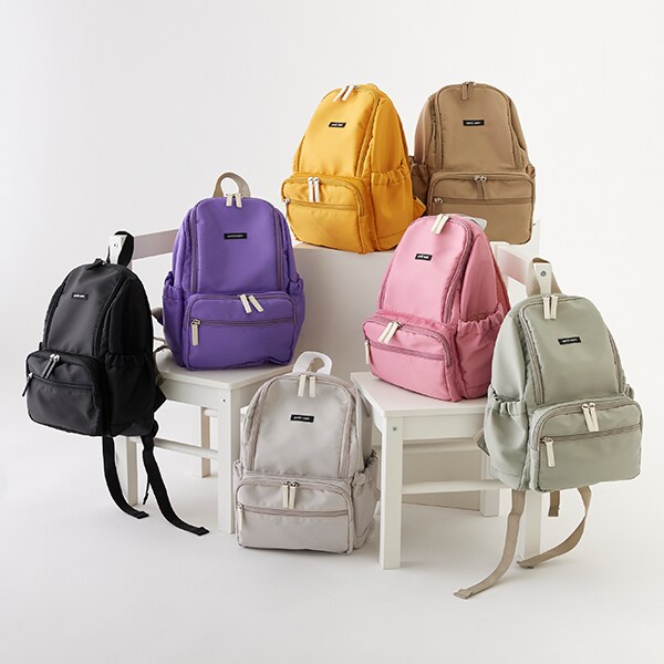 WEB限定】【リンク】【プティプラ】カラフルキッズリュック【ピンク】(F ピンク): キッズ ナルミヤ オンライン公式サイト