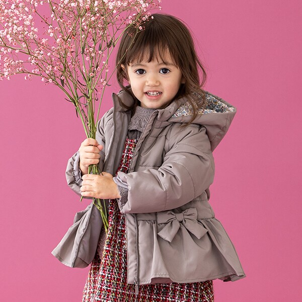 pom ponette Lepremium ポンポネット ダウンジャケットコートniaの子供服全商品こちら