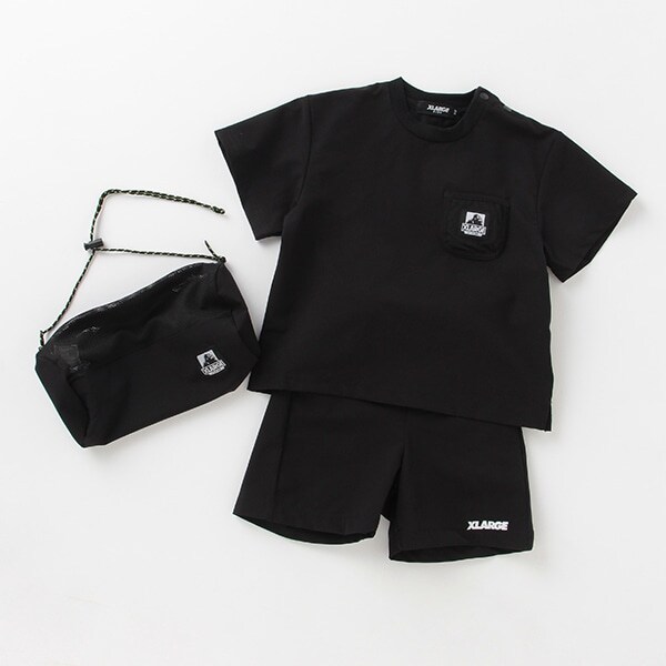 OGゴリラTシャツ×ショートパンツ×バッグ3点セット(80 ベージュ