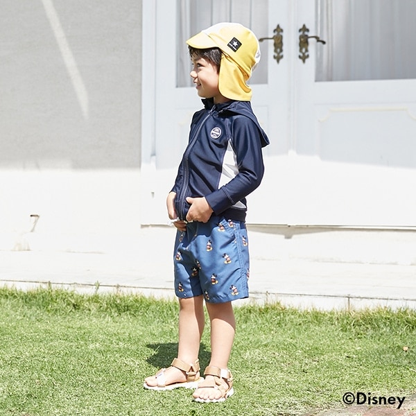 Narumiya Online ナルミヤ オンラインの公式通販サイトパネルラッシュガード Swim 80 紺 キッズ