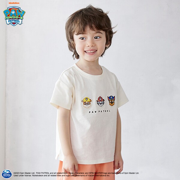 【パウ・パトロール】刺しゅうアップリTシャツ