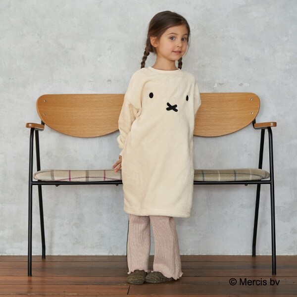 Narumiya Online ナルミヤ オンラインの公式通販サイト Miffy Miffyフェイス刺しゅうボアワンピース 90cm アイボリー キッズ