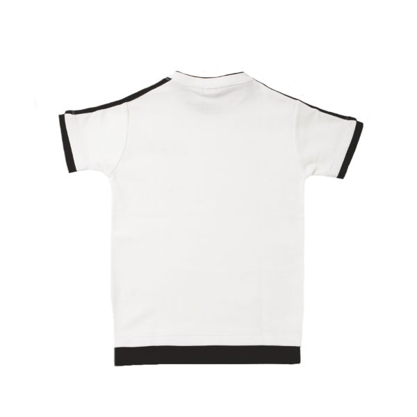 Ｗフェイス・袖ライン半袖Ｔシャツ