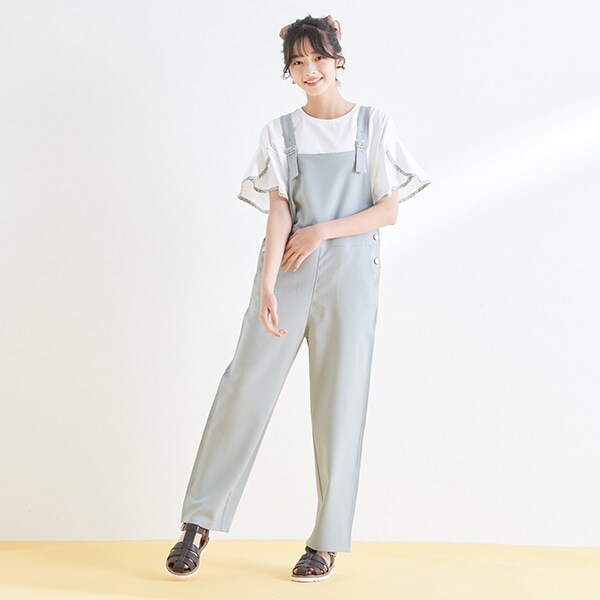 パイピングフレアスリーブTシャツ