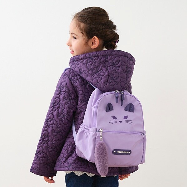ANNA SUI MINI 猫の顔 ボディバッグ パープル