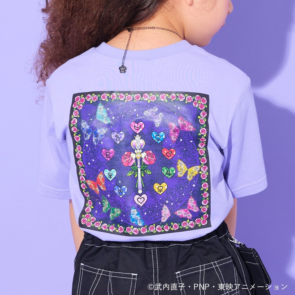 美少女戦士セーラームーン×ANNA SUI mini Tシャツ(ブラック／パープル 