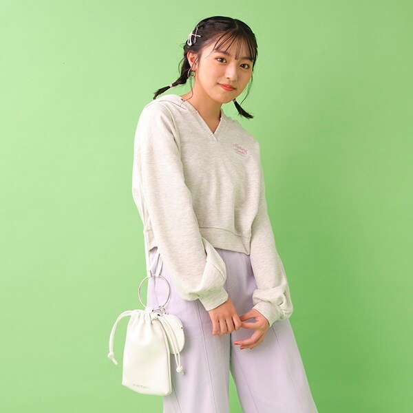 ポーチつき巾着ショルダーBAG