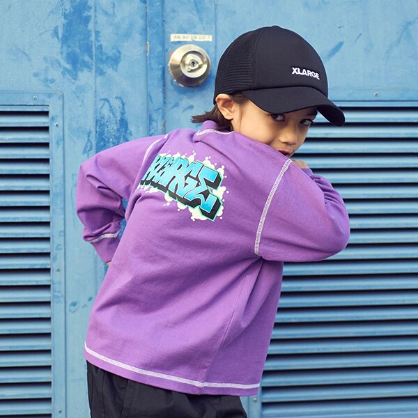 グラフティロゴ長袖Tシャツ