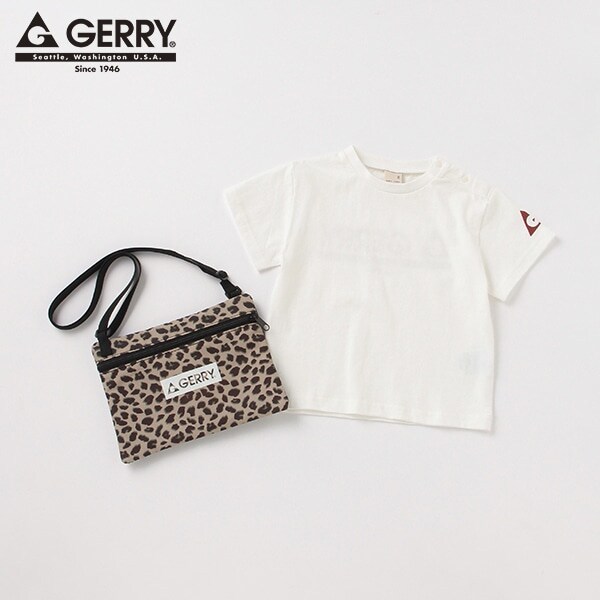 【GERRY】 サコッシュつきバックロゴTシャツ