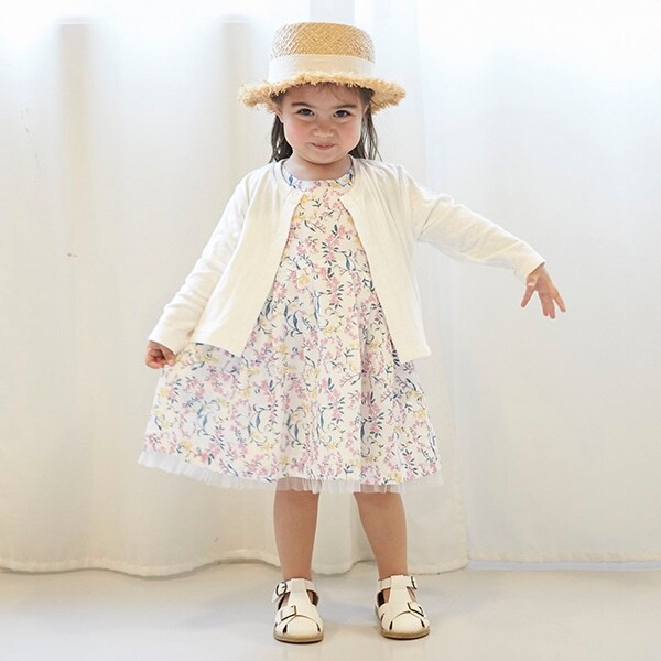 Mi Mi Sol たらしい / ミミソル お花ワンピース柄 7歳 