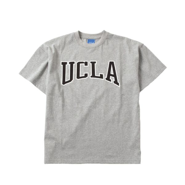 UCLA】フロントカレッジロゴプリント半袖Tシャツ(140 グレー 