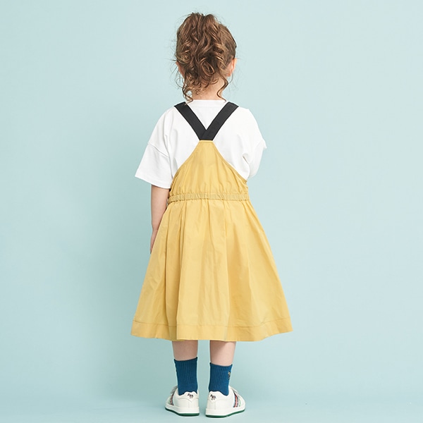 タフタジャンパースカート(90cm 黄): キッズ - ナルミヤ オンライン