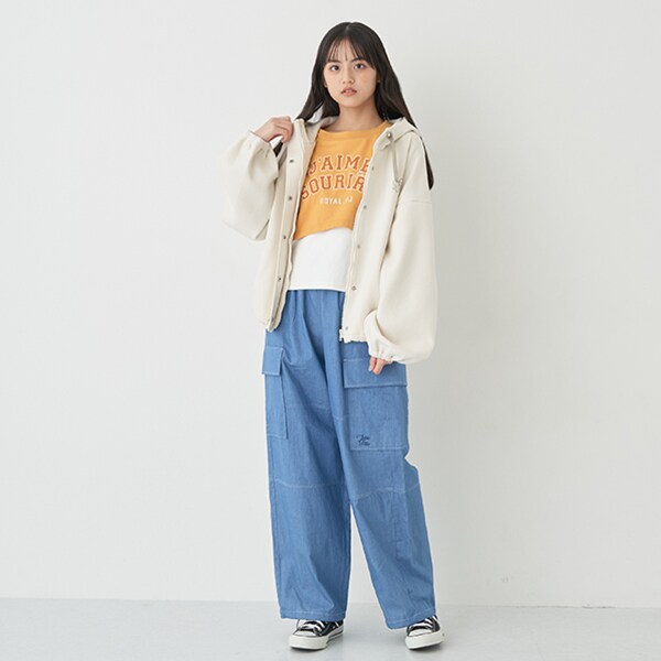 クロップドパフスリーブTタンクセット