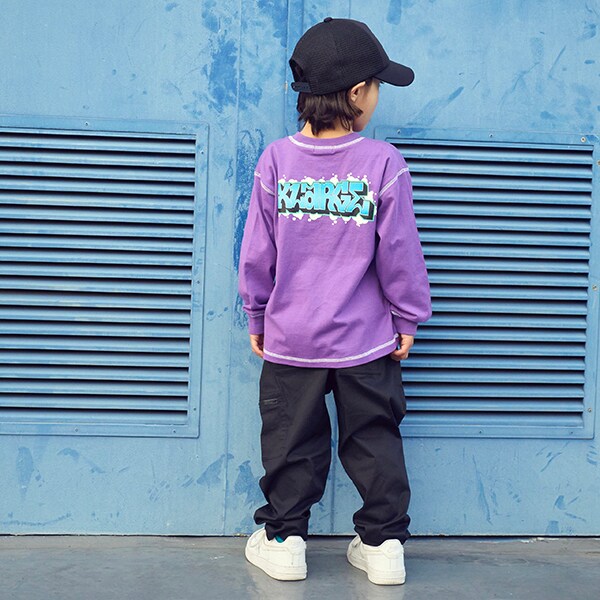 グラフティロゴ長袖Tシャツ
