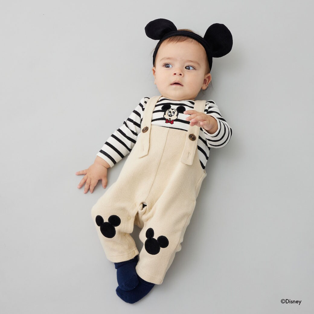Disney】ボーダーロンパース(70cm 赤): ベビー - ナルミヤ オンライン ...
