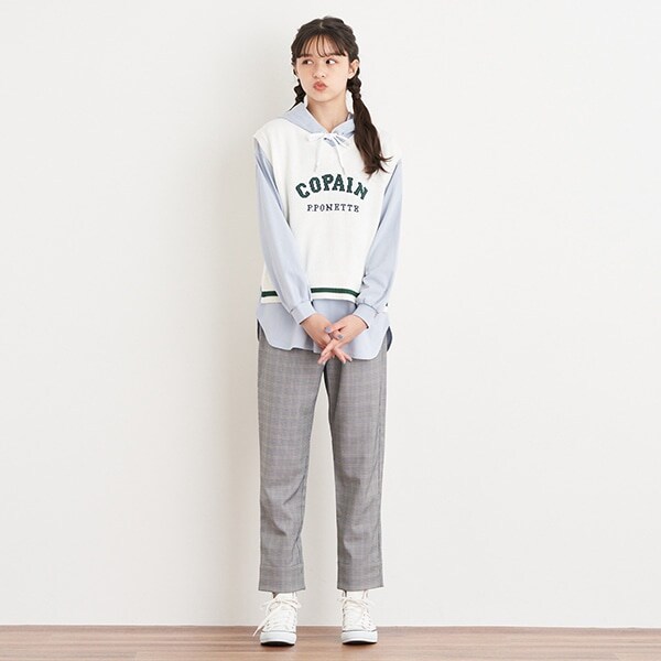 Tパーカジャガードロゴベストセット