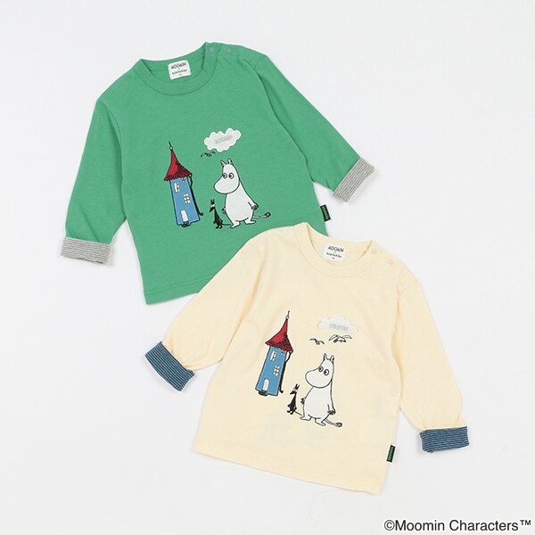 【MOOMIN】ムーミンハウス長袖Tシャツ