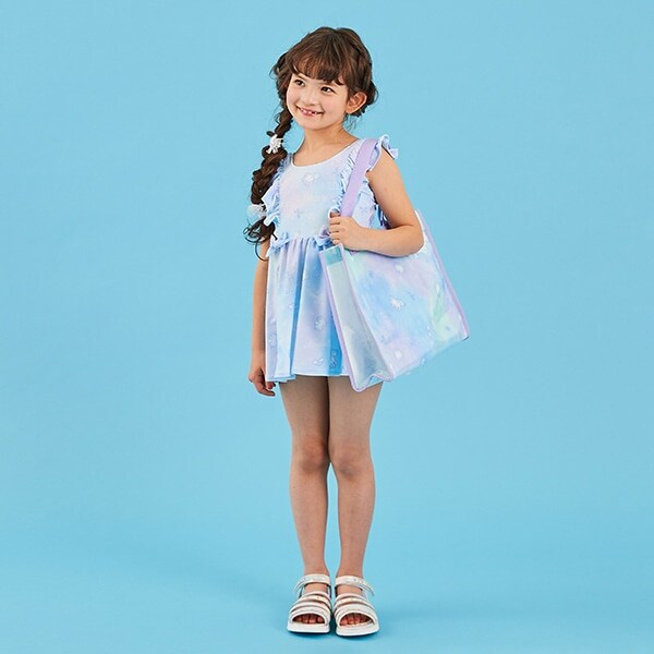 ユニコーン柄セパレート水着【SWIM】(90cm ブルー): キッズ - ナルミヤ