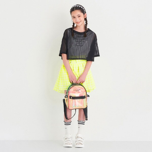 メッシュ重ね着Tシャツ(120cm ピンク): ジュニア - ナルミヤ  