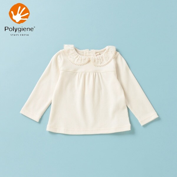 オーガニックコットン ポリジン アイリッシュブラウス【日本製】