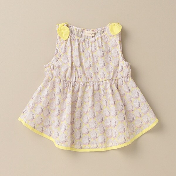 ピーコックリボンチュニック【日本製】