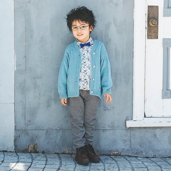 Narumiya Online ナルミヤ オンラインの公式通販サイトビッグポケットロングパンツ 日本製 80cm チャコール キッズ