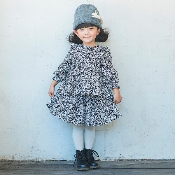 オーガニック小花キュロット【日本製】