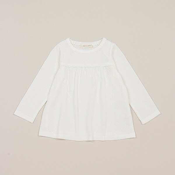 パターンメッシュ長袖Tシャツ
