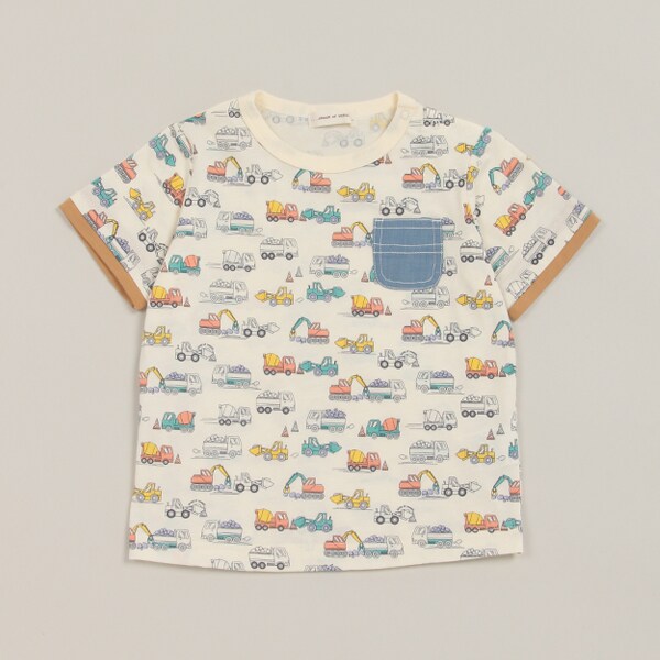 <接触冷感>働くクルマ柄Tシャツ