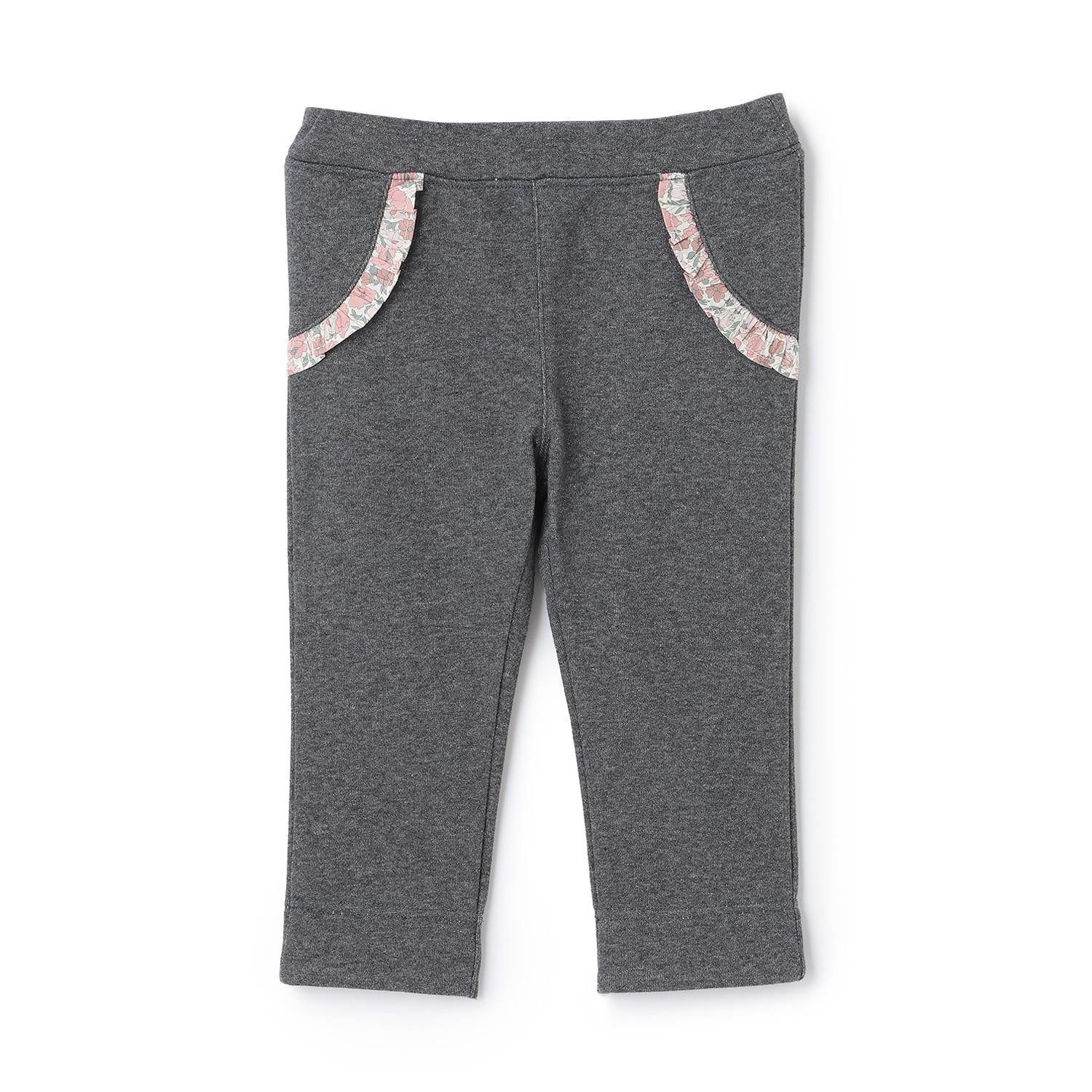 ラメ裏毛フル丈パンツ